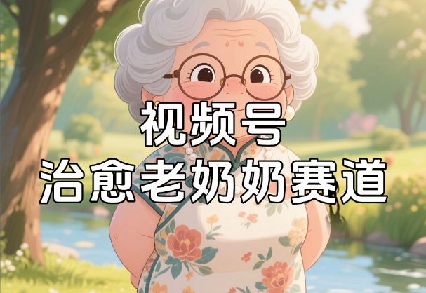 视频号治愈老奶奶赛道，日入多张，多平台变现_网创工坊