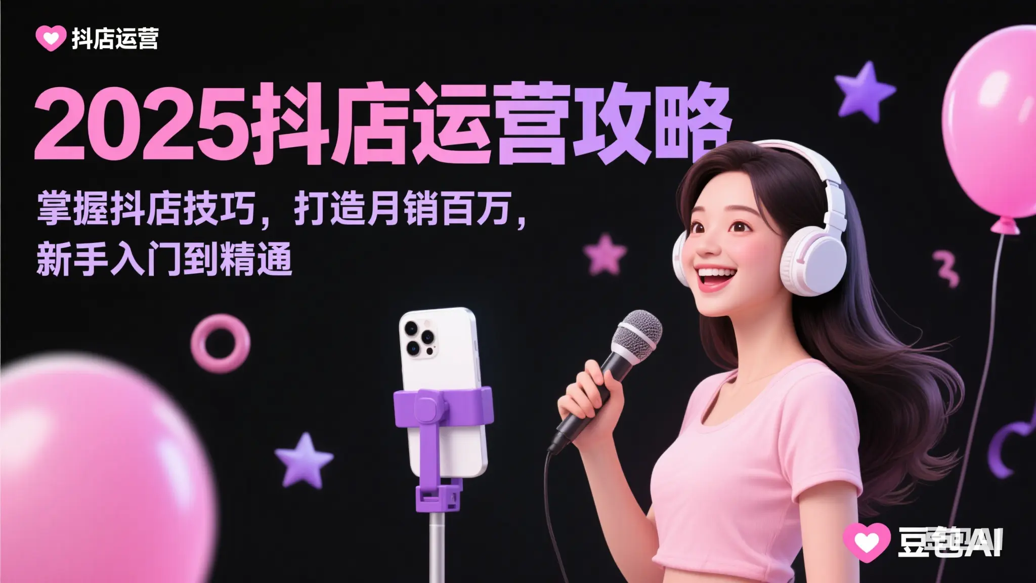 2025抖店运营攻略，掌握抖店技巧，打造月销百万，新手入门到精通_网创工坊