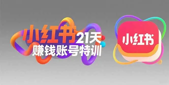 小红书21天赚钱账号特训：黄金定位技巧，高转粉文案创作，科学引流策略_网创工坊