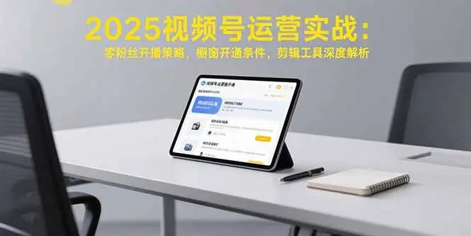 2025视频号运营实战：零粉丝开播策略，橱窗开通条件，剪辑工具深度解析_网创工坊