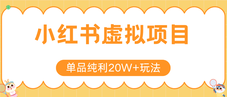 小红书卖虚拟产品，单品纯利20W+玩法分享（4节系列课程）_知峰项目库