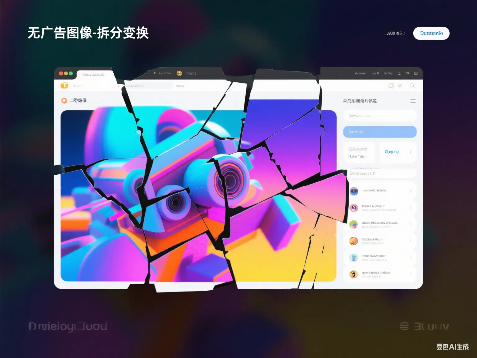 非常实用！无广告图像拆分转换软件，轻松搞定图片处理[M054]-知峰社