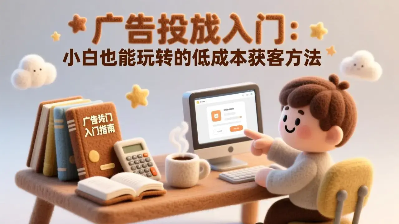 广告投放入门：小白也能玩转的低成本获客方法_轻养有术