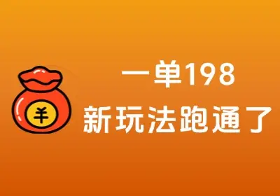 一单198！又一个虚拟资料新玩法跑通了