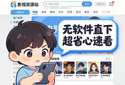 影视资源站隐藏赚钱信息差，无软件直下超省心速看