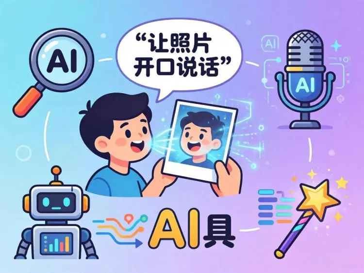 5款免费AI对口型神器推荐，让照片开口说话唱歌