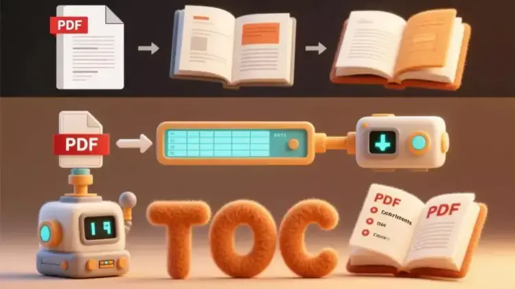5M大小的PDF目录生成神器，一键生成目录，告别手动排版