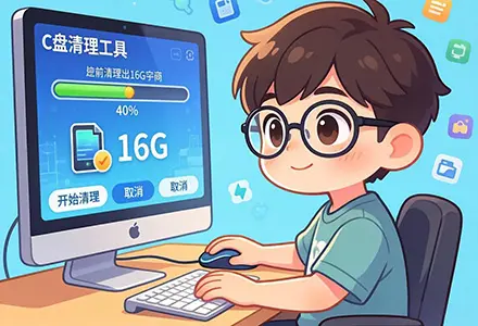 用这款C盘清理软件，1次清理出16G空间，真的香！