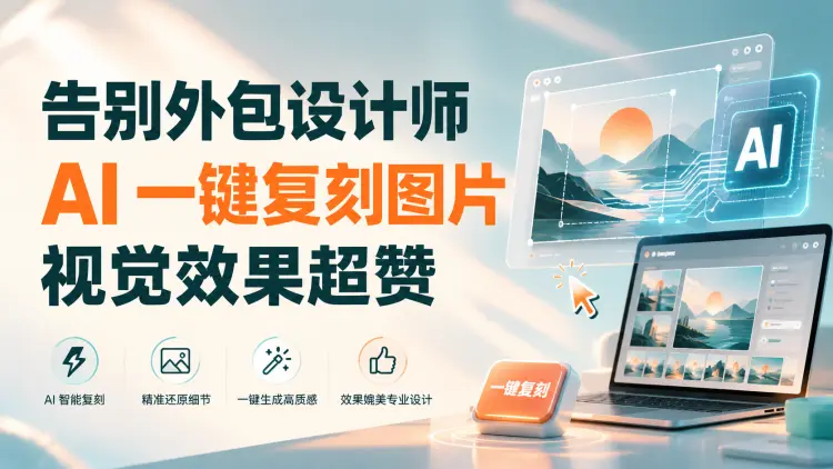 告别外包设计师,AI 一键复刻图片,视觉效果超赞-知峰笔记